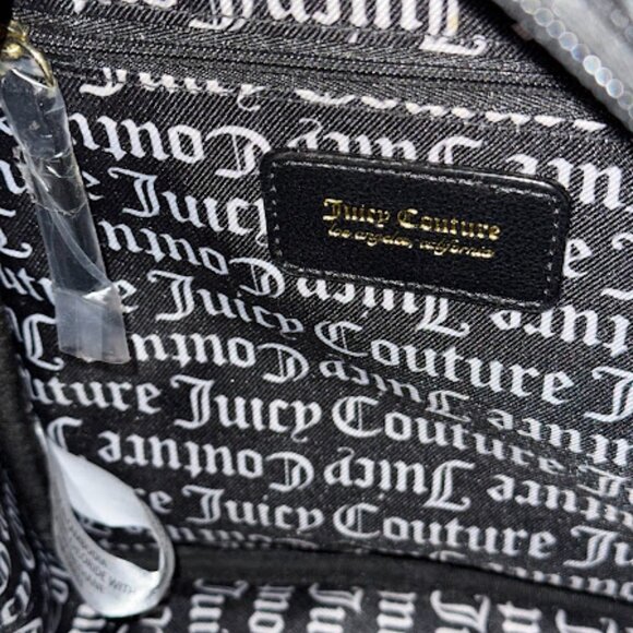 Juicy Couture Backpack & Wallet Set~ Black and Blush Pink (F3) main image 6